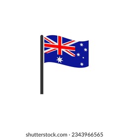 Australia flag icon set, Australia independence day icon set vector sign symbol