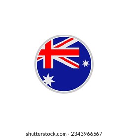 Australia flag icon set, Australia independence day icon set vector sign symbol