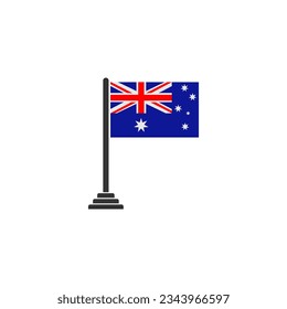 Australia flag icon set, Australia independence day icon set vector sign symbol