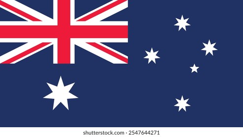 Australia Flag Illustration Premium Quality High Resolution 300DPI