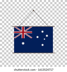 Australia flag (Independence day), 26 January 2020. Vector Illustration