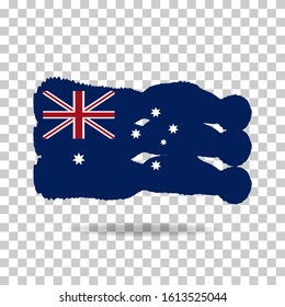 Australia flag (Independence day), 26 January 2020. Vector Illustration