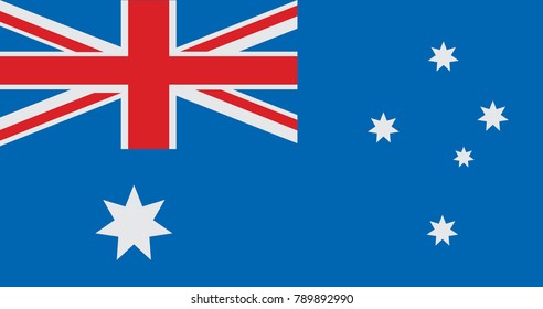 Australia flag isolated vector