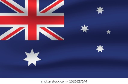 Australia flag. Simple vector. National flag of Australia  