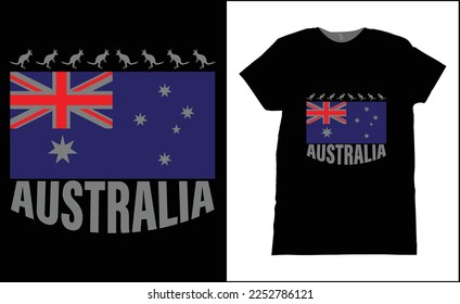 Australia Flag T-Shirt Vector Design, Gift for Australians, Proud Australian Pride, Australian Gift, Australia Roots, Unisex Classic T-Shirt.