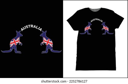 Australia Flag T-Shirt Vector Design, Gift for Australians, Proud Australian Pride, Australian Gift, Australia Roots, Unisex Classic T-Shirt.