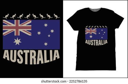 Australia Flag T-Shirt Vector Design, Gift for Australians, Proud Australian Pride, Australian Gift, Australia Roots, Unisex Classic T-Shirt.