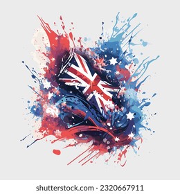 Australia Flag T-Shirt Vector Design Ready to Print