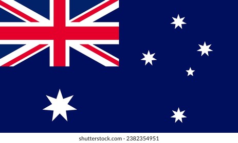 Australia Flag. Flag of Australia Vector graphics