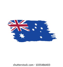 Australia flag, vector illustration