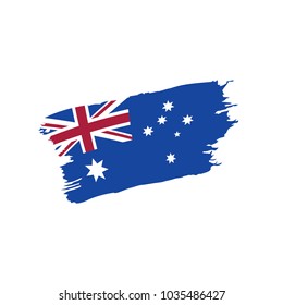 Australia flag, vector illustration