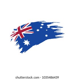 Australia flag, vector illustration