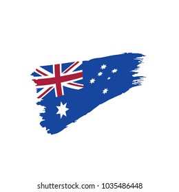 Australia flag, vector illustration