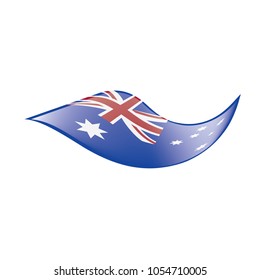 Australia flag, vector illustration