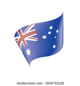 Australia flag, vector illustration