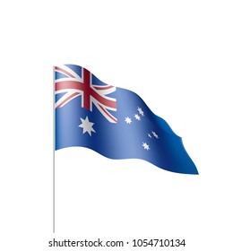 Australia flag, vector illustration