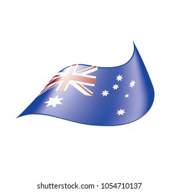 Australia flag, vector illustration