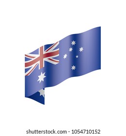 Australia flag, vector illustration