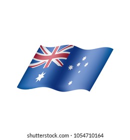 Australia flag, vector illustration