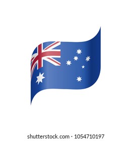 Australia flag, vector illustration