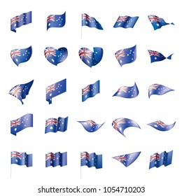 Australia flag, vector illustration