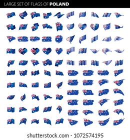 Australia flag, vector illustration