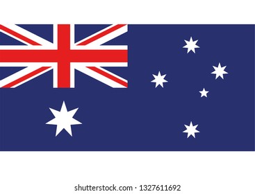 Australia flag vector illustration

