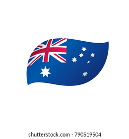 Australia flag, vector illustration