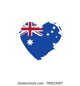 Australia flag, vector illustration