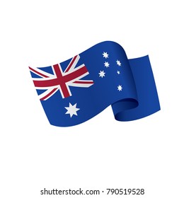 Australia flag, vector illustration