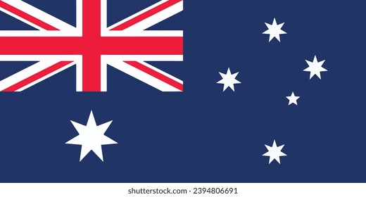 Australische Flaggenvektorgrafik Hochauflösend 