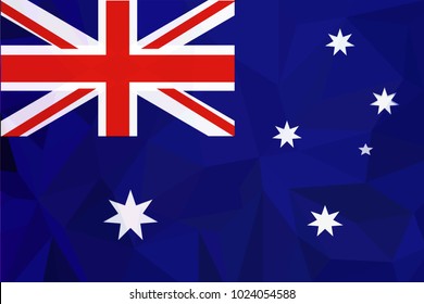 Australia Flag vector illustration. Australia Flag. National Flag of Australia.