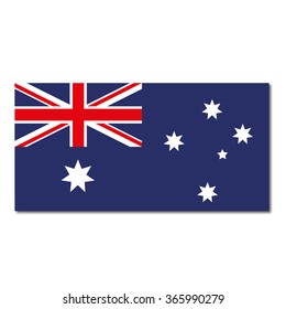 Australia Flagge Icon Button