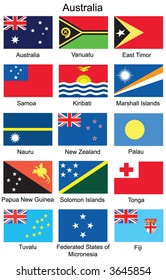 Australia Flags.