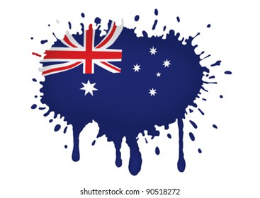 Australia flags sketches