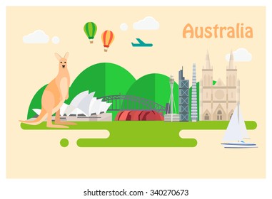 Australia flat