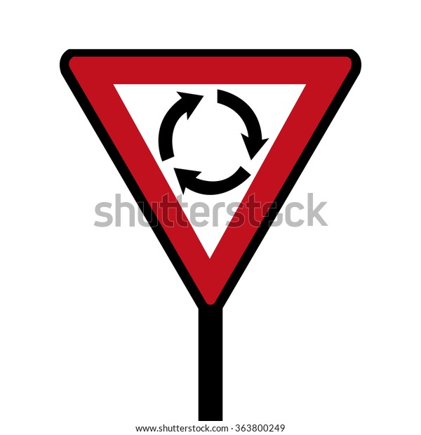 Australia Give Way Roundabout\
Sign