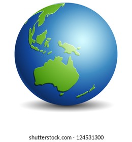 Australia Globe