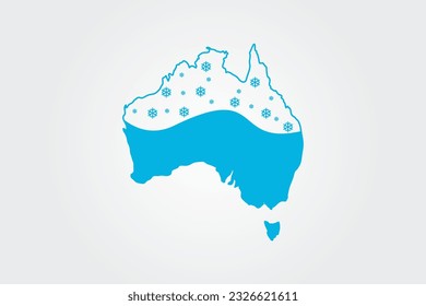 Australia Ice bath therapy logo design vector