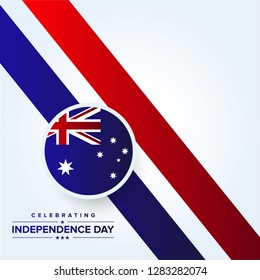 Australia independence day. 26 January Australian National Day Holiday background