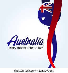 Australia independence day. 26 January Australian National Day Holiday background