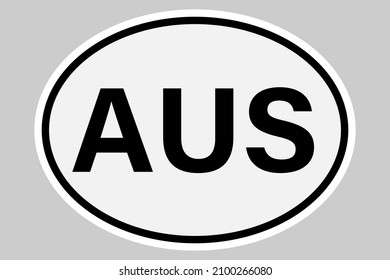 Australien - Internationaler Kfz-Zulassungscode