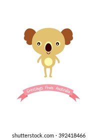 australia koala bear greeting