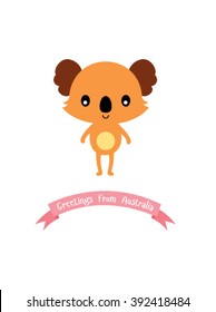 australia koala bear greeting