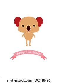 australia koala bear greeting