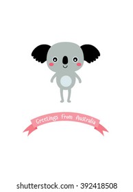australia koala bear greeting