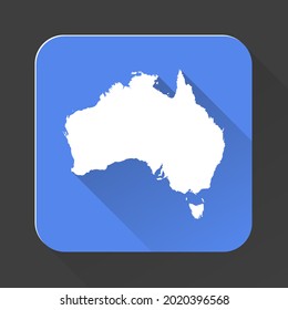 Australische Karte mit Grenzen einzeln auf Hintergrund
