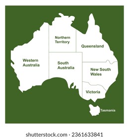 Australia map icon vector illustration symbol design