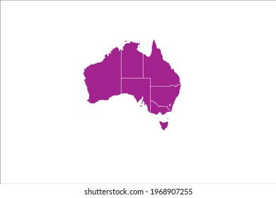 Australia asigna color rosa al fondo blanco