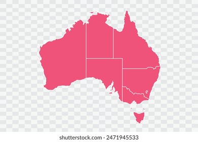 Australien Map Punch Color Hintergrundqualität Dateien png